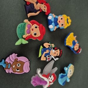 Disney Princess Croc Charms Set Of 8